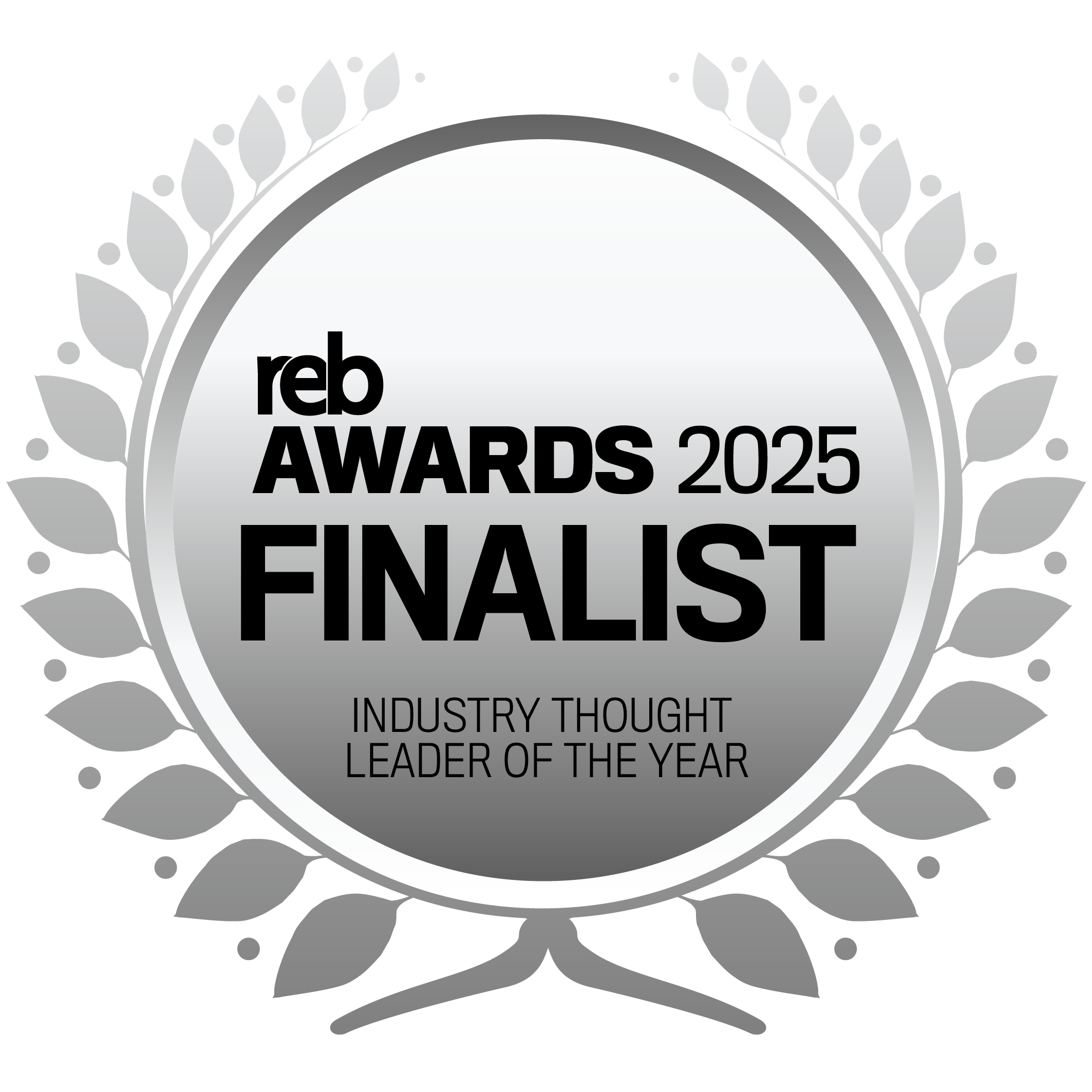 Finalist - 2025 REB Awards for Industry Thought Leader