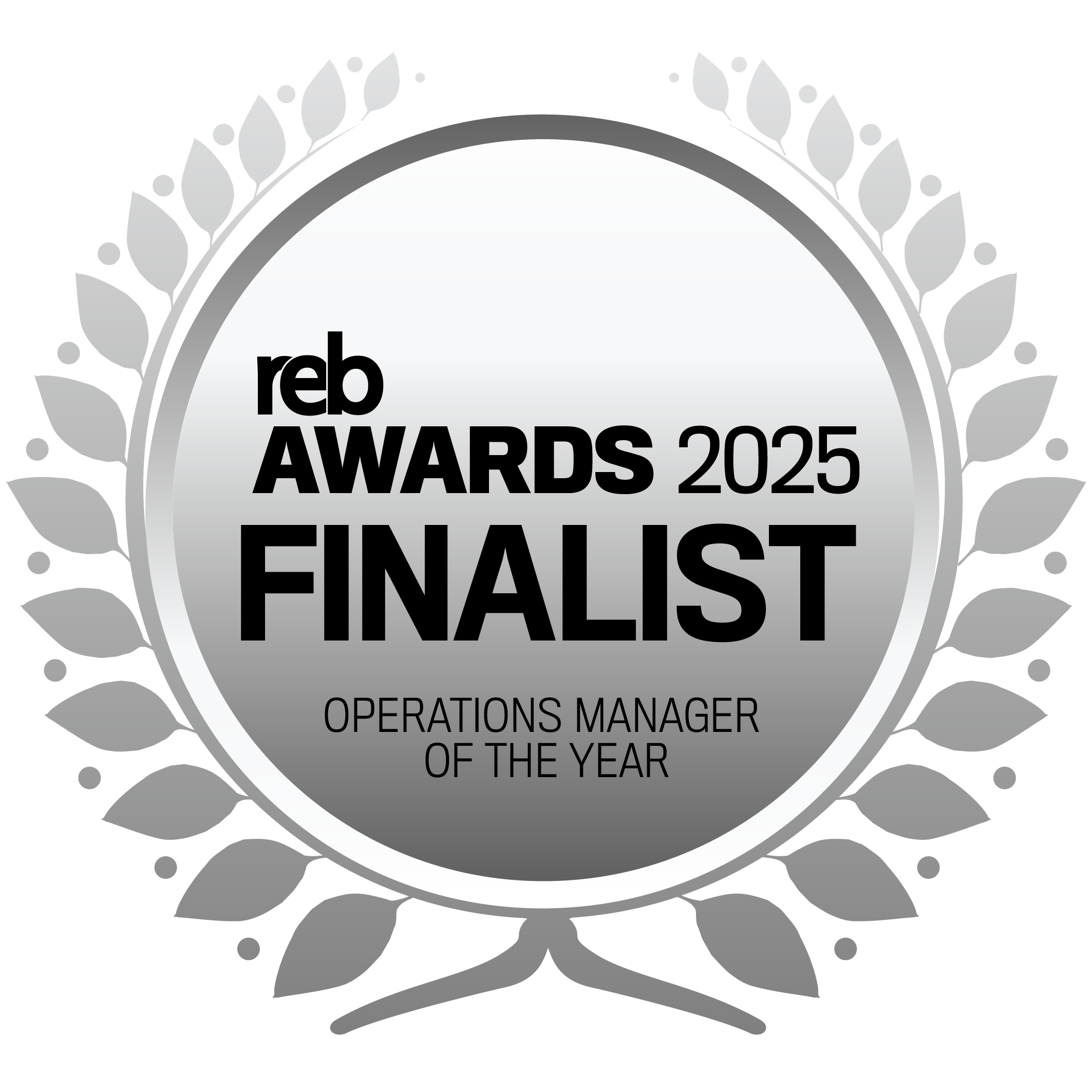 Finalist - 2025 REB Awards for Operations Manager of the Year