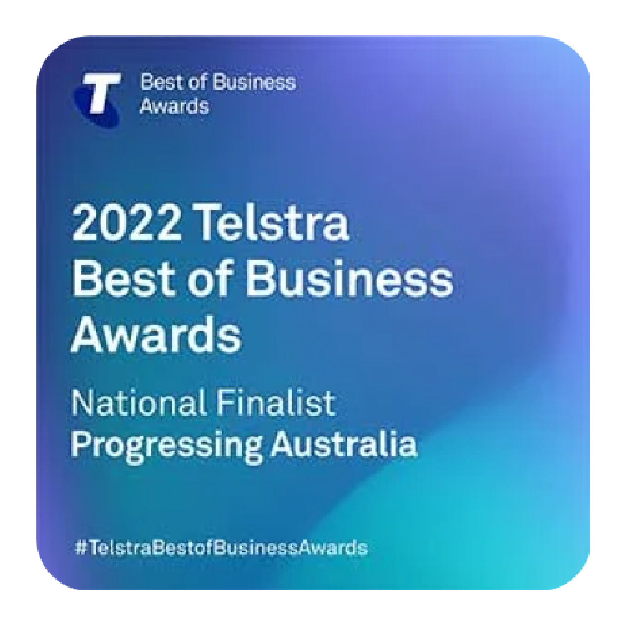 National Finalist – 2022 Progressing Australia